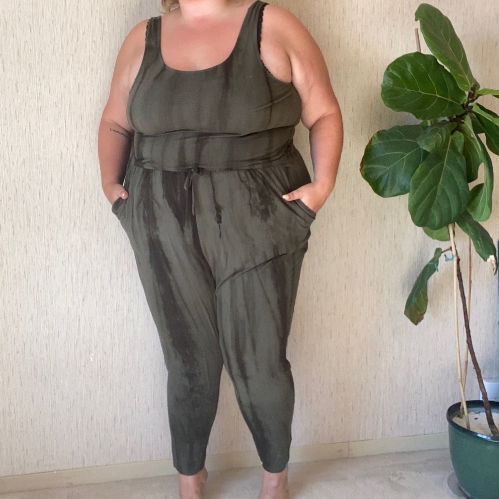 Green Marble Jumpsuit